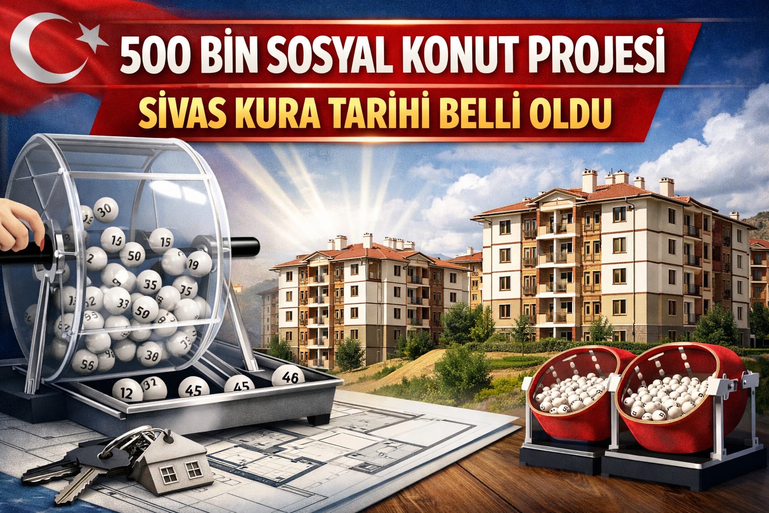 500 Bin Sosyal Konut Projesinde Altınyayla Kura Tarihi Belli Oldu