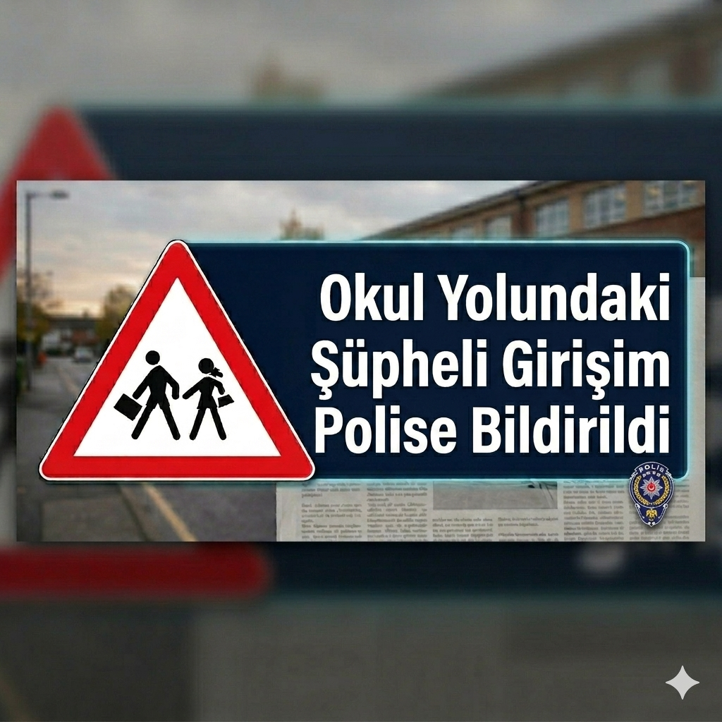 Okul Yolundaki Şüpheli Girişim Polise Bildirildi