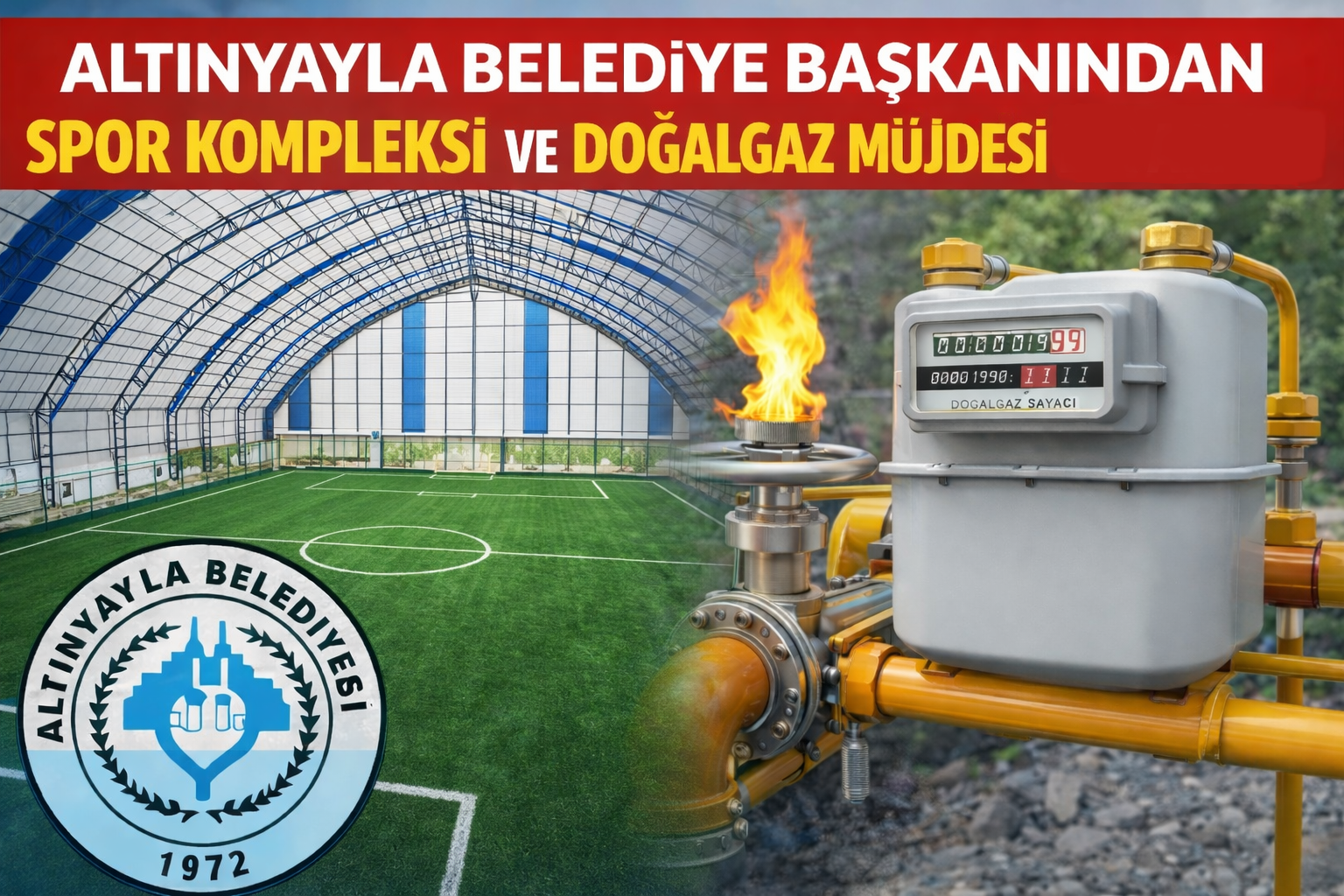 Altınyayla Belediye Başkanından Spor Kompleksi ve Doğalgaz Müjdesi Bir Arada!