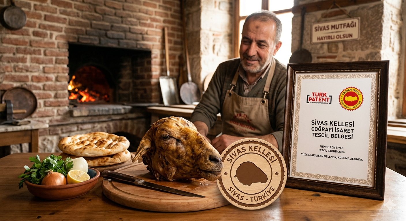 Sivas’ın Bir Lezzeti Daha Tescillendi: Sivas Kellesi Artık Coğrafi İşaretli!